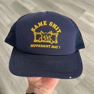 Vintage 90s Funny Humor Trucker Hat